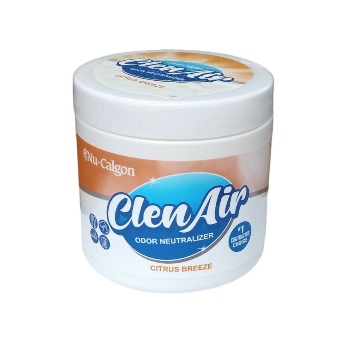 Nu-Calgon 6102-10 - ClenAir Citrus Breeze (1 lb. Tub Each) 12 x 1 cs,