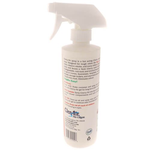 Nu-Calgon 61037 - Liquid ClenAir CherryAir, Spray 12 x 16 fl. oz. cs.