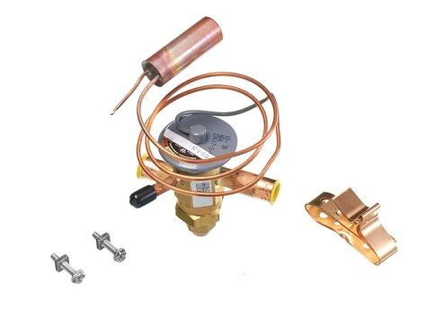 Rheem 611009 - Expansion Valve (TXV) - R-22, 5-Ton, 1/2 in. Inlet, 1/2 in. Outlet