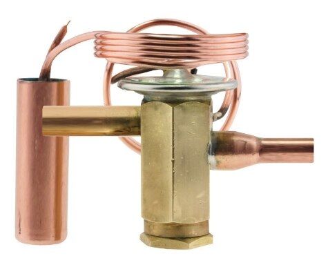 Rheem 611027 - Expansion Valve (TXV) - R-22, 1-Ton, 3/8 in. Inlet, 3/8 in. Outlet