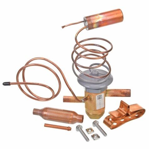 Rheem 611057 - Expansion Valve (TXV) - R-410A, 1-Ton, 3/8 in. Inlet, 3/8 in. Outlet
