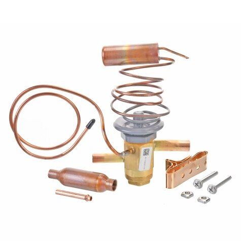 Rheem 611060 - Expansion Valve (TXV) - R-410A, 1-1/2-Ton, 3/8 in. Inlet, 3/8 in. Outlet