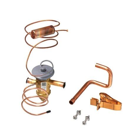 Rheem 611064 - Expansion Valve (TXV) - R-22, 3-Ton, 3/8 in. Inlet, 3/8 in. Outlet