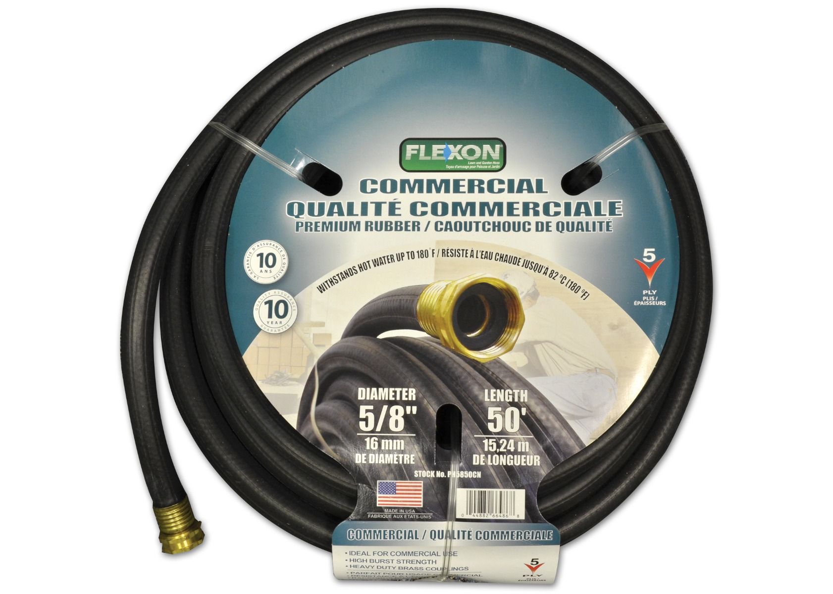 Nu-Calgon 61238 - Premium Rubber Commercial Hose 5 x 1 cs.
