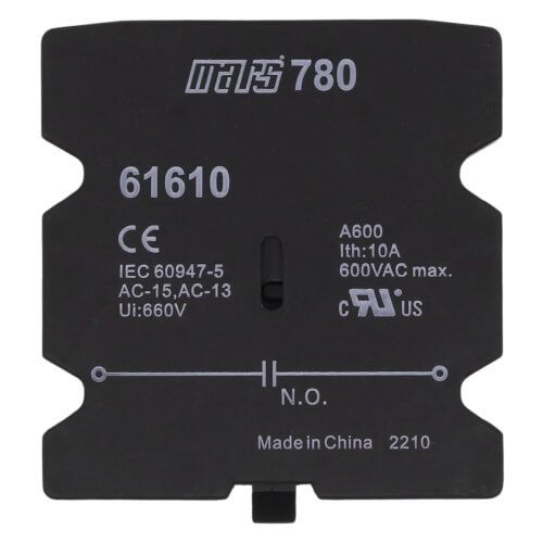 MARS 61610 - 25-60 A, 1 N/O Auxiliary Switch
