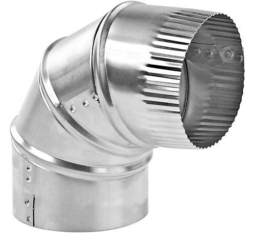 Lennox 63P63 - ( 5M90 ) 5" 90 Deg Adjustable Elbow - Type B Gas Vent Round Pipe
