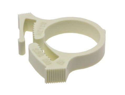 Rheem 64-22043-01 - Hose Clamp - 19/32 - 21/32 in. Adjustment Range, Snap Grip, Nylon