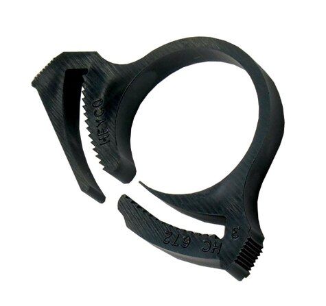 Rheem 64-22043-02 - Hose Clamp - 11/16 - 25/32 in. Adjustment Range, Snap Grip, Nylon