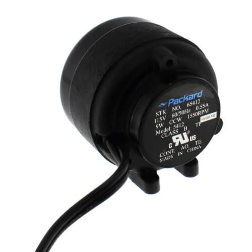 Packard 65412 - Shaded Pole Unit Bearing Motor (CCW, 9W, 115V, 1550 RPM)