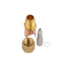Lennox 65G91 - Braze-On Self-Piercing Copper Saddle Valve For 3/8" Tube