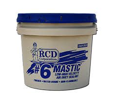 Lennox 67P67 - ( 106001 ) #6 Mastic Fiber Reinforced Low to High Velocity Air Duct Sealant, White, 1 Gallon Pail
