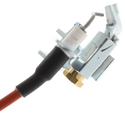 Lennox 69J37 - Pilot Burner w/Electrode Used with Intermittent/Standing Pilot Ignition Systems, 0.018" Size, Non-Uniform C-Section