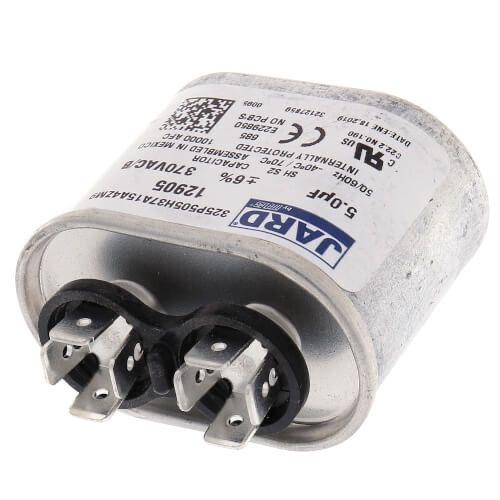 Jard12905 - 5 MFD Oval Run Capacitor (370V)