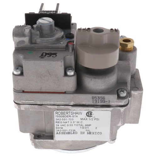 Robertshaw 700-056 - 3/4" x 3/4" Slow Opening Natural Gas Valve (350,000 BTU)
