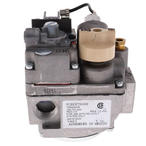 Robertshaw 700-502 - 1/2" X 1/2" Millivolt Combo Gas Valve (100,000)