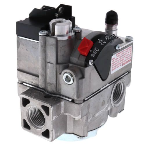 Robertshaw 720-474 - 1/2" X 1/2" 24v Step Opening Pilot Gas Valve w/ Convertible Regulator (150,000 BTU)