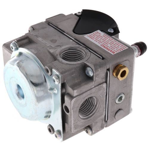 Robertshaw 720-474 - 1/2" X 1/2" 24v Step Opening Pilot Gas Valve w/ Convertible Regulator (150,000 BTU)