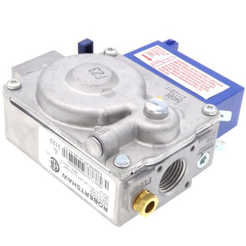 Robertshaw 722-079 - 1/2" X 1/2" 24v Intermittent Pilot Hot Surface Ignition Gas Valve (170,000 BTU)
