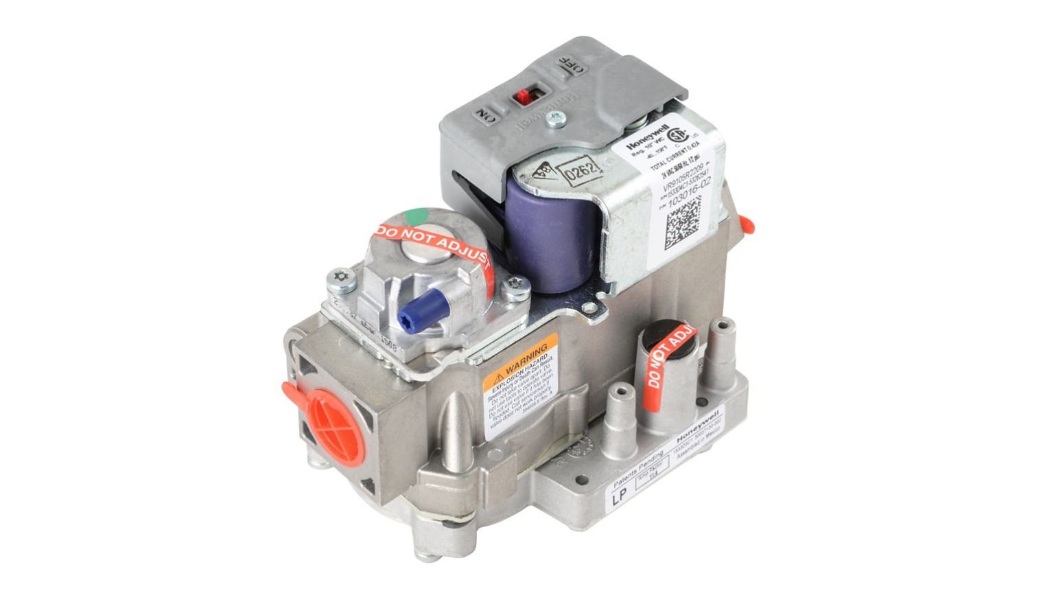 Lennox 72W35 - Lennox 103016-02, Honeywell VR9105R2209/B, Modulating Gas Valve, LP Gas, 24 VAC, 1/2 x 1/2", 10.0 +/-0.5" W.C. Max Regulator Setting