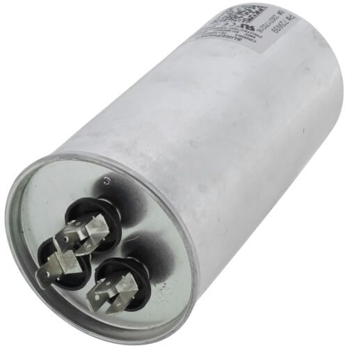 Lennox 72W39 - 75/10 Microfarad Round Dual Run Capacitor 440v