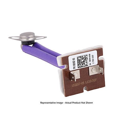 Lennox 75W15 ( 102857-08 ) - Limit Control (STILT), Actuates at 165 Deg. F., Resets at 135 Degree F. Orange Sleeve Color, Left Orientation, 5" OAL