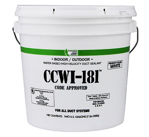 Lennox 75X52 - ( 304144 ) CCWI-181 Water Based Duct Sealant, White, 1 Gallon Pail