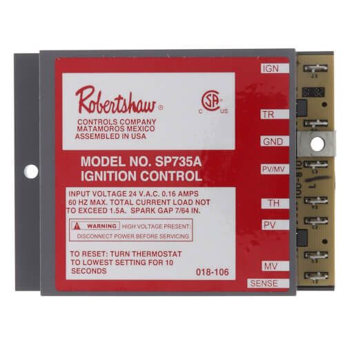 Robertshaw 780-735 - SP735A Lockout Ignition Control Unit