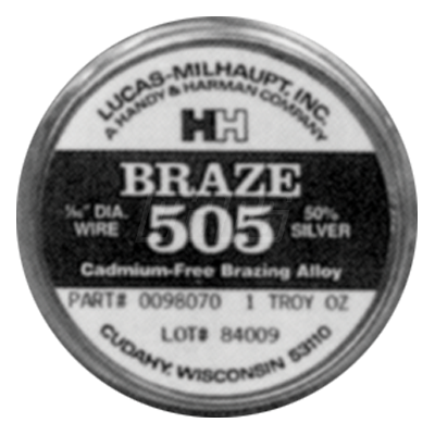 Mars 78308 - High Silver Brazing Alloys