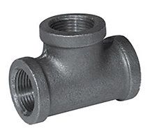 Lennox 78B00 - Black Iron Tee, 1/2 x 1/2 x 1/2 IN