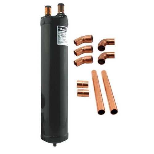 Rheem 83-22537-73 - Accumulator Kit - 49 oz. R-410A cap, 55 oz. R-22 cap, 5/8 in. Solder Fitting