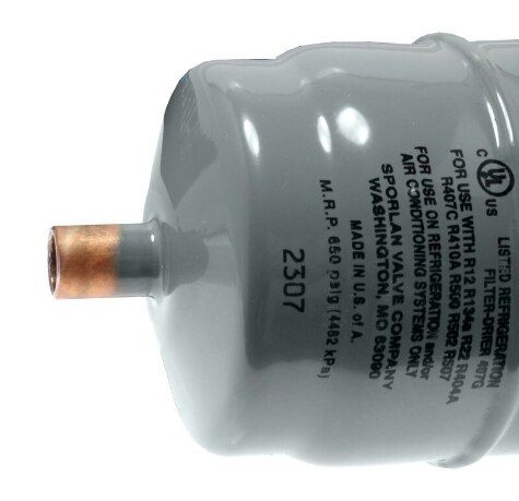 Rheem 83-41714-03 - Bi-directional Liquid Line Filter Drier - 3.6 Tons, Sweat ODF, 3 x 5-1/2 in.
