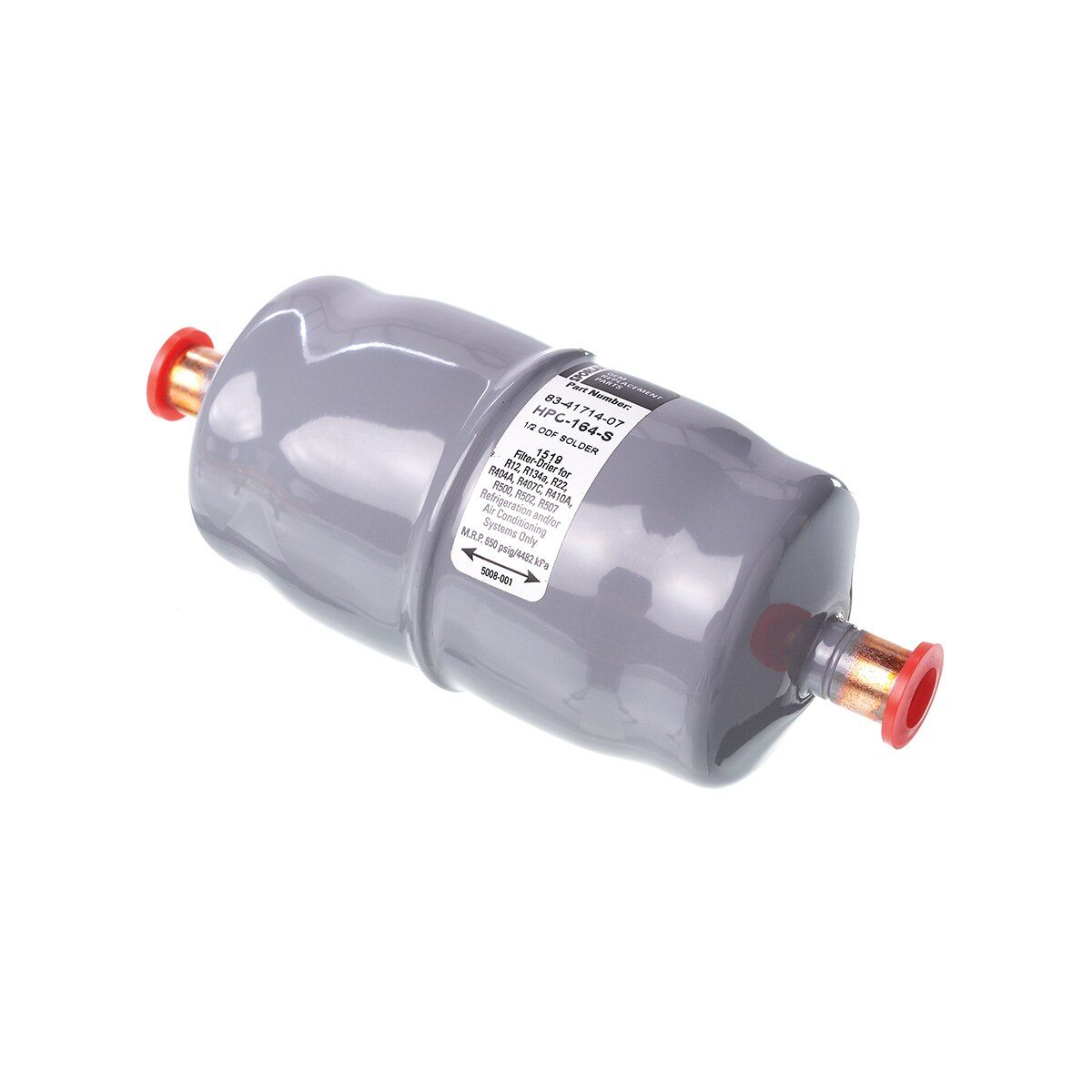 Rheem 83-41714-07 - Bi-directional Liquid Line Filter Drier - 8.7 Tons, Sweat ODF, 3 x 7-1/16 in.