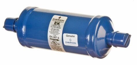 Rheem 83-EK-307S - Uni-directional Liquid Line Filter Drier - 18.2 Tons, Sweat ODF, 3-1/16 x 9-7/8 in.