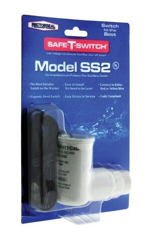 Rheem 84-SS2 - Condensate Overflow Safety Switch - Auxiliary Drain Line Mount