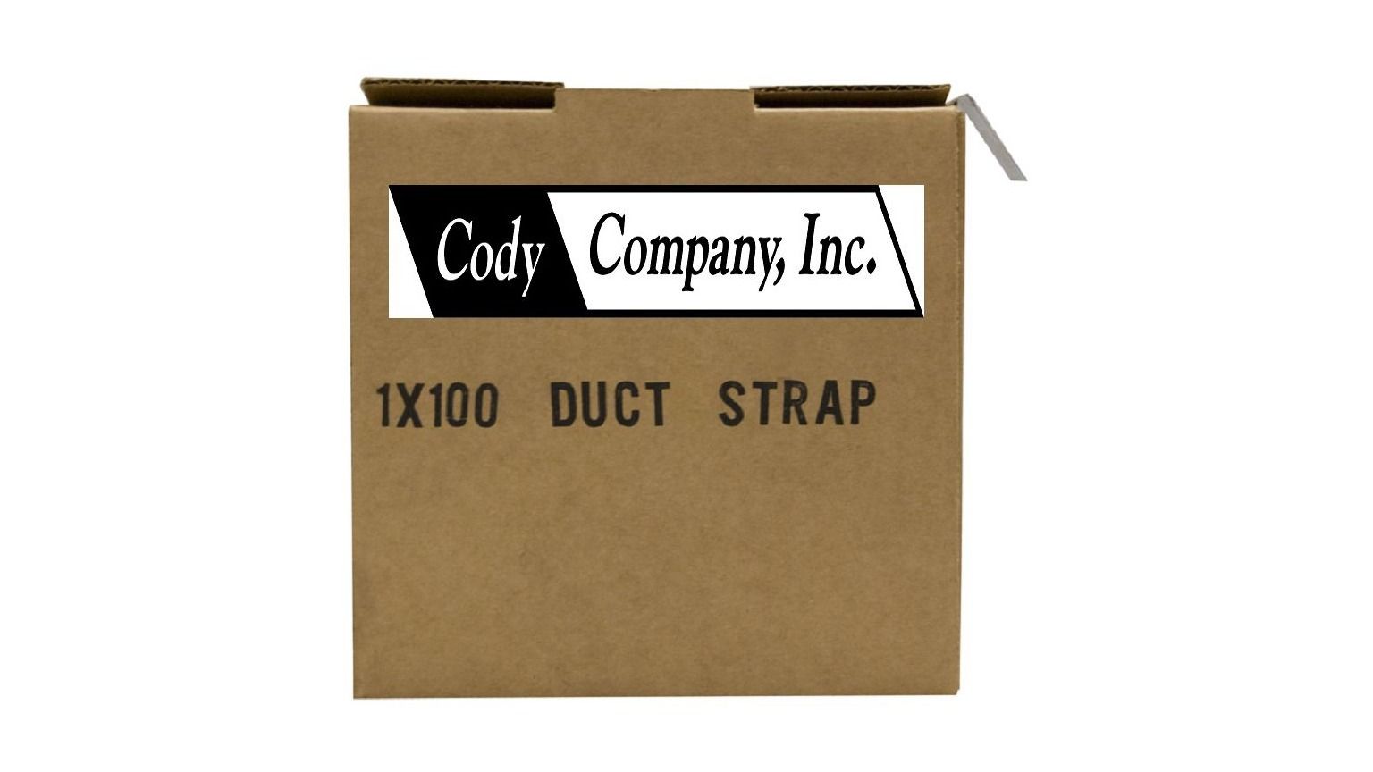 Cody 99014, Non-Perforated Duct Hanger Strap, 1-1/2" X 100', 30 Gauge