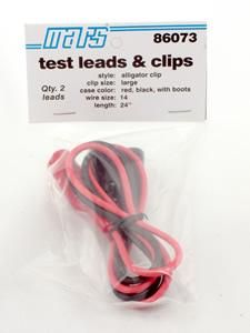 Mars 86073 - LG ALG TESTLEADS R/B BOOTS 2PK