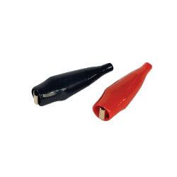 Mars 86080 - MD BAT CLIPS W/BOOT R/B 1 PAIR