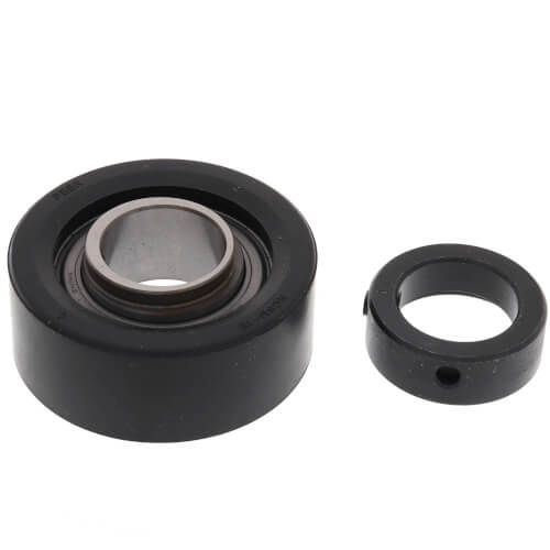 Lennox 86H56 - 86H5601, Rubber Mounted Cartridge Ball Bearing, 1" Bore, Locking Collar