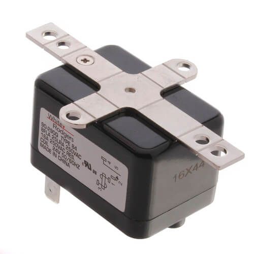 White Rodgers 90-290Q - Fan Relay, Type 84, 24 VAC Coil, SPNO. Coil Data: 90 Ohms DC Resistance, 125 mA (Nominal), 3 VA (Nominal), 4 VA (Inrush)