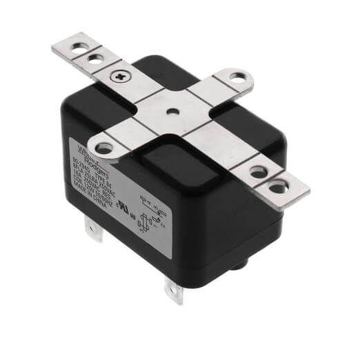 White Rodgers 90-294Q - Fan Relay, Type 84, 115/120 VAC Coil, SPDT. Coil Data: 2,000 Ohms DC Resistance, 25 mA (Nominal), 3 VA (Nominal), 4 VA (Inrush)