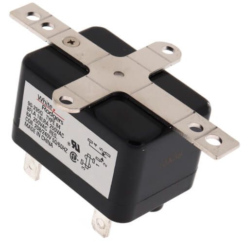 White Rodgers 90-295Q - Type 84 Fan Relay, 208/240 VAC Coil, SPDT. Coil Data: 7,000 Ohms DC Resistance, 12.5 mA (Nominal), 3 VA (Nominal), 4 VA (Inrush)