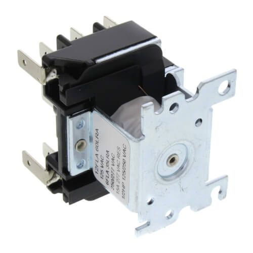 White Rodgers 90-340 - 2 Pole, Type 91, 24 VAC Coil, DPDT, 2 Sets Of Power Rated Contacts. 17.5 Ohms DC Resistance, 334 mA
