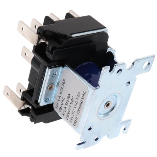 White Rodgers 90-341 - 2 Pole, Type 91, 115/120 VAC Coil, DPDT, 2 Sets Of Power Rated Contacts. 420 Ohms DC Resistance, 66 mA