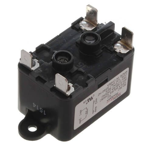 White Rodgers 90-362 - Fan Relay, Type 184, 120 VAC Coil, 50/60 Hz, SPNO. Coil Data: 2000 Ohms DC Resistance, 25 mA (Nominal)