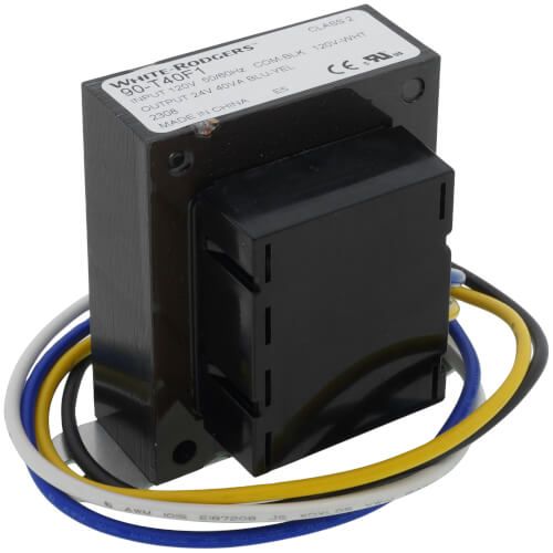 White Rodgers 90-T40F1 - Transformer, 40VA, 60 Hz, 120V Primary, 24V Secondary, Foot Mount