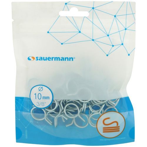 Sauermann ACC00913 - Double wire clamp for clear tubing, 3/8'' / 10mm (pkg of 25)