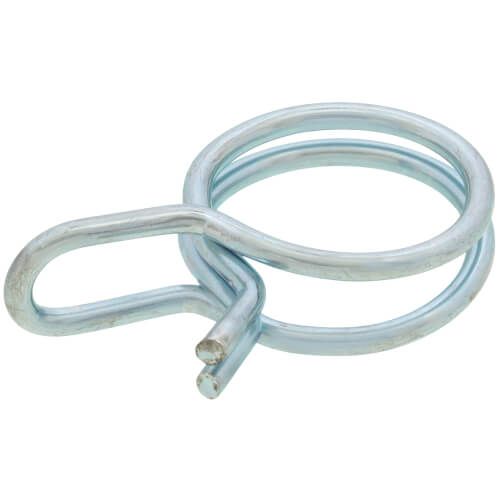 Sauermann ACC00917 - Double wire clamp for braided tubing, 3/8'' / 10mm (pkg of 25)
