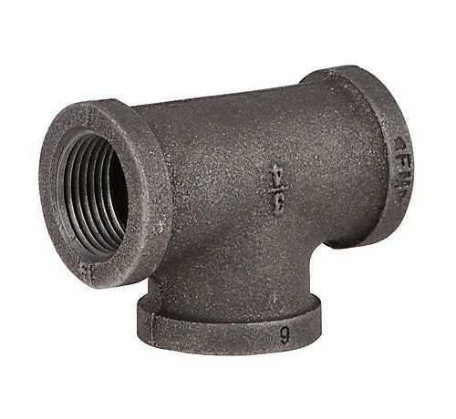 Lennox 91B96 - Black Iron Tee, 3/4 x 3/4 x 3/4 IN
