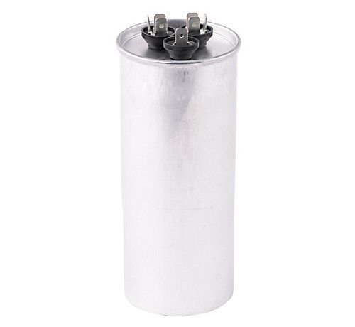Lennox 91W13 - 75/7.5 MFD Dual Run Capacitor, 440 VAC, Round
