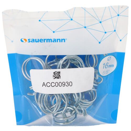 Sauermann  ACC00930  -  Double wire clamp 11/16'' / 16mm (pkg of 25)